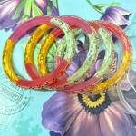 Multicolor Stylish Bangles Set for Women & Girls